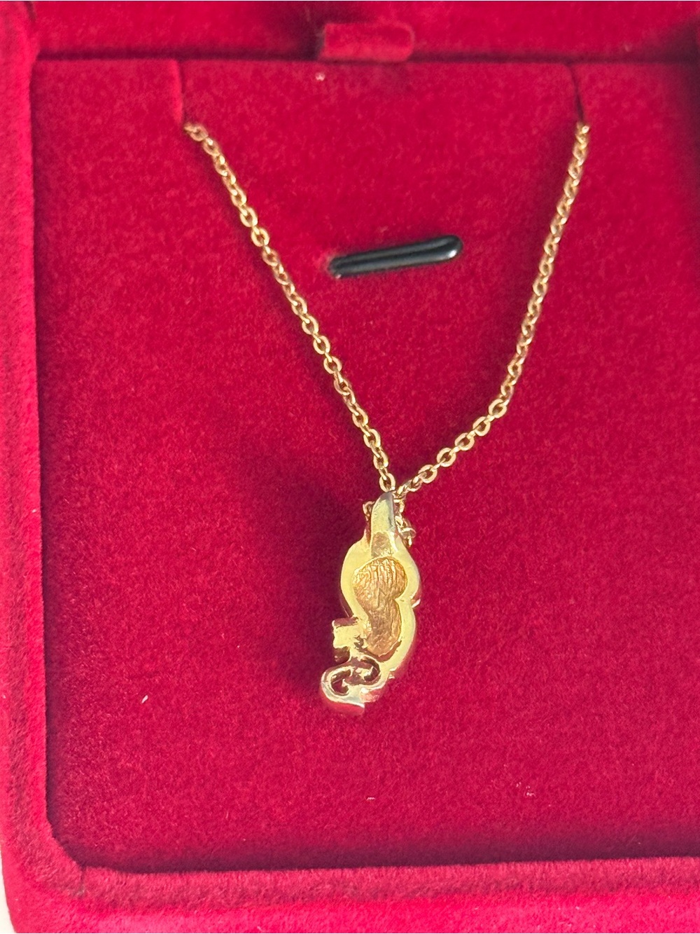 Christian Dior Vintage Crystal Swirl CD Logo Pendant Necklace 🌟 - Picture 8 of 11